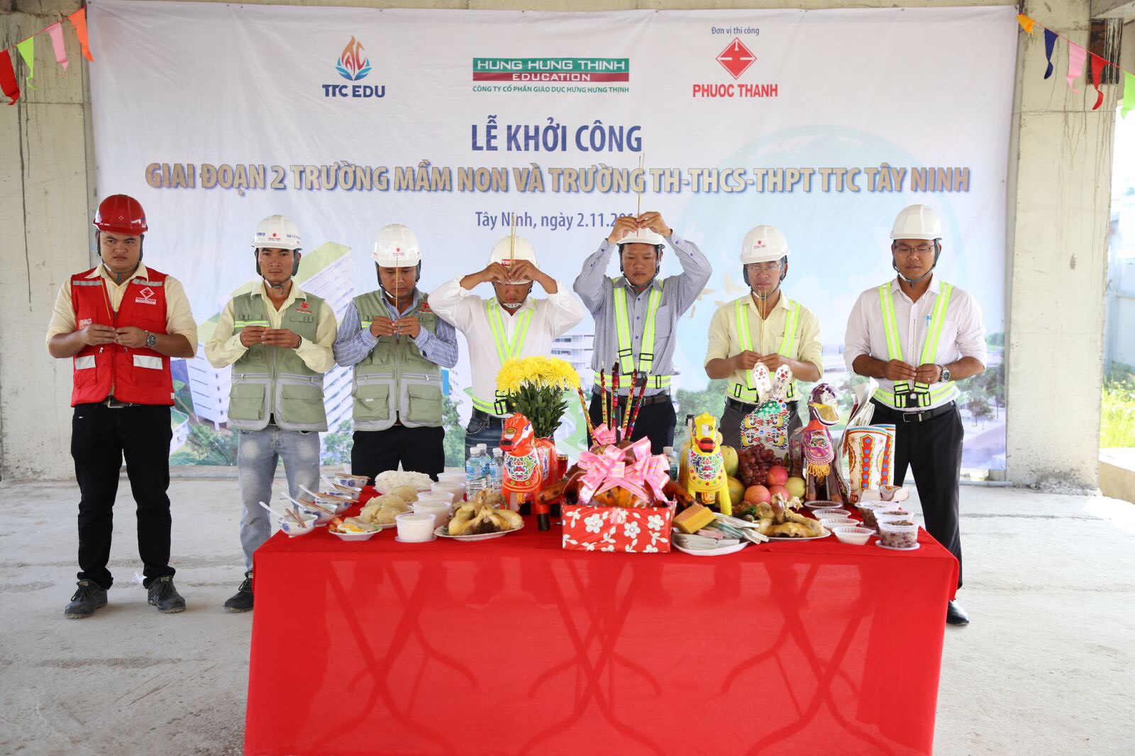 Groundbreaking Ceremony Of The Project Kindergarten – Secondary – High ...