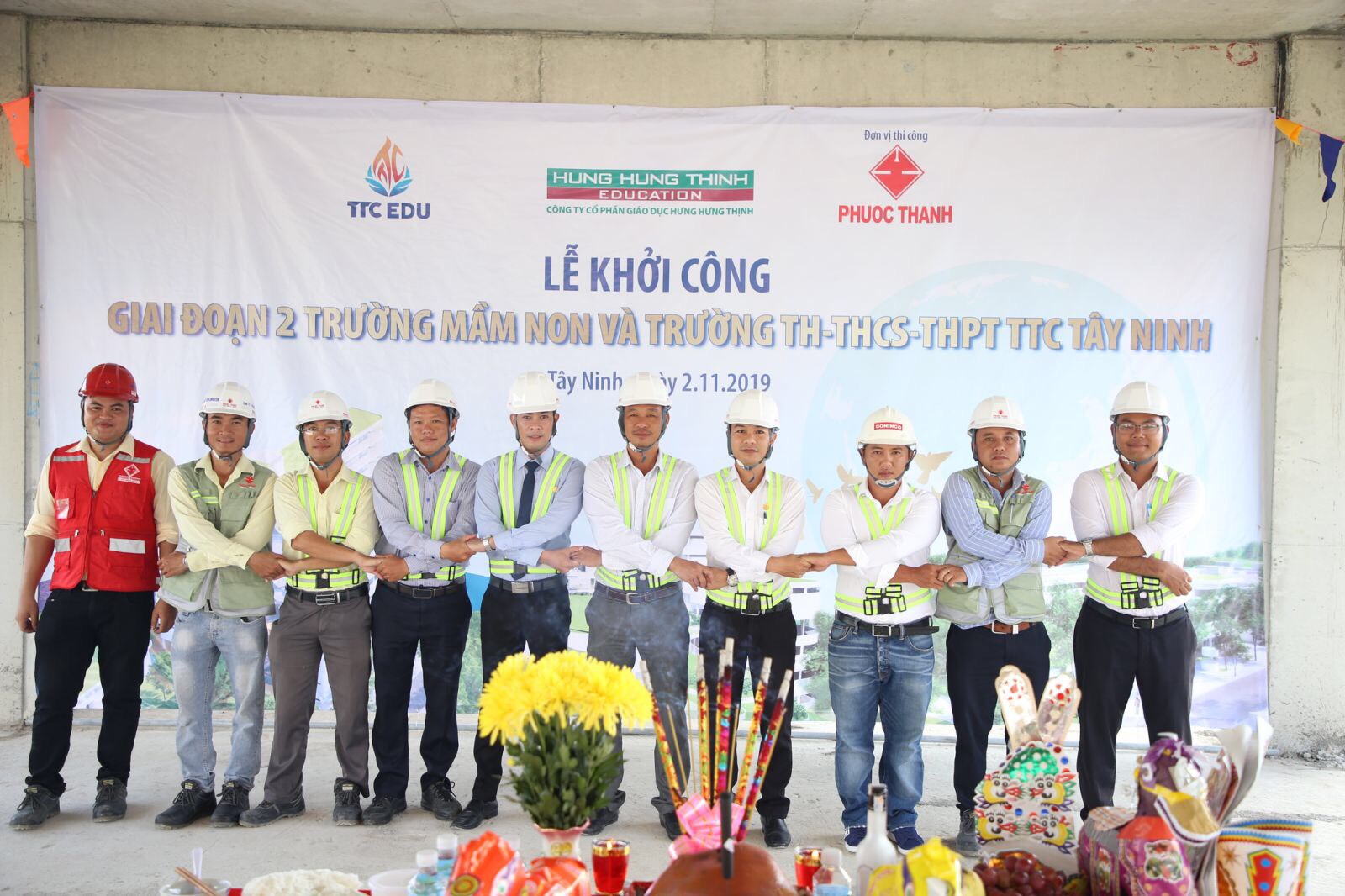 西寧 – 金燕子TTC優質幼稚園 – 小學 – 初中 – 高中學院工程開工儀式