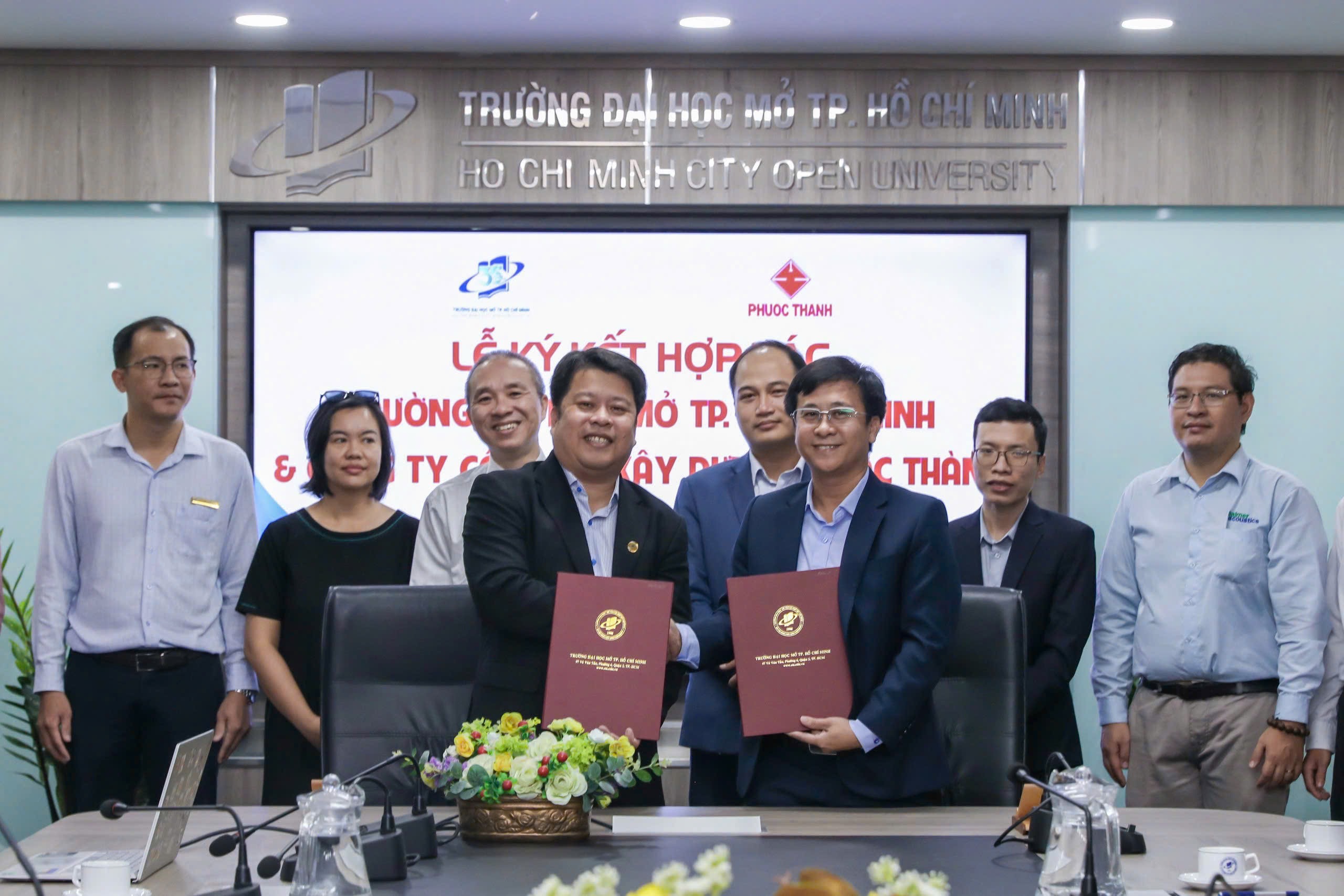 PHƯỚC THÀNH KÝ KẾT HỢP TÁC VỚI TRƯỜNG ĐẠI HỌC MỞ TP. HỒ CHÍ MINH