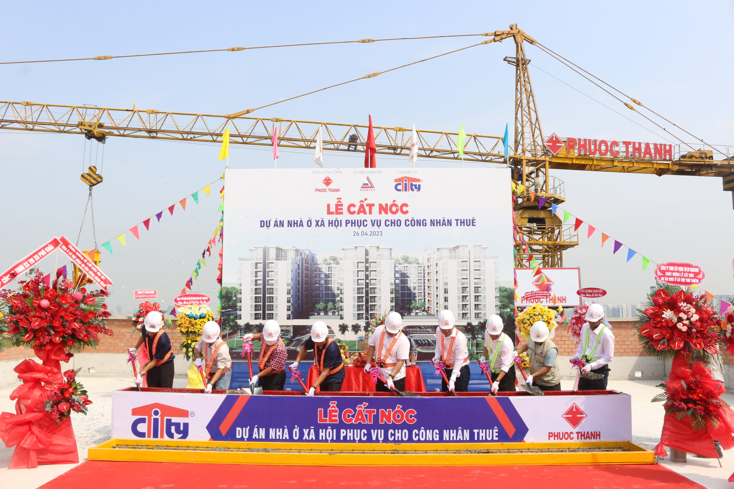 TOPPING OUT CEREMONY OF THE PROJECT “SOCIAL HOUSE FOR WORKERS”