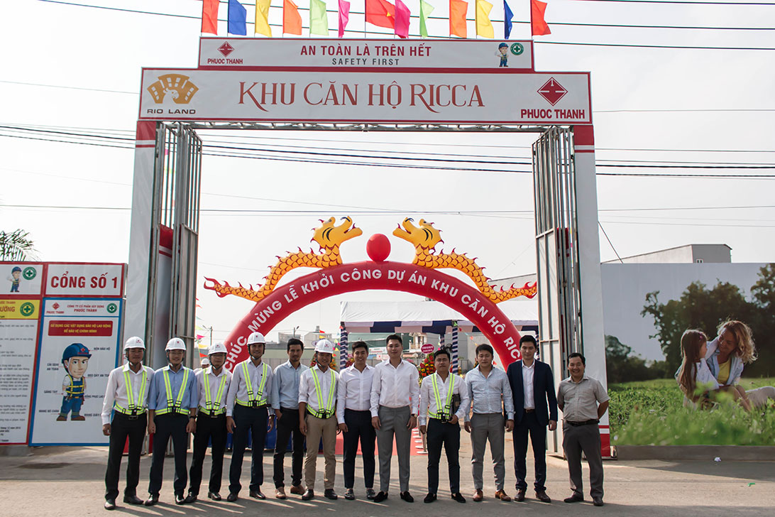 里卡（RICCA_）公寓項目區9的奠基儀式