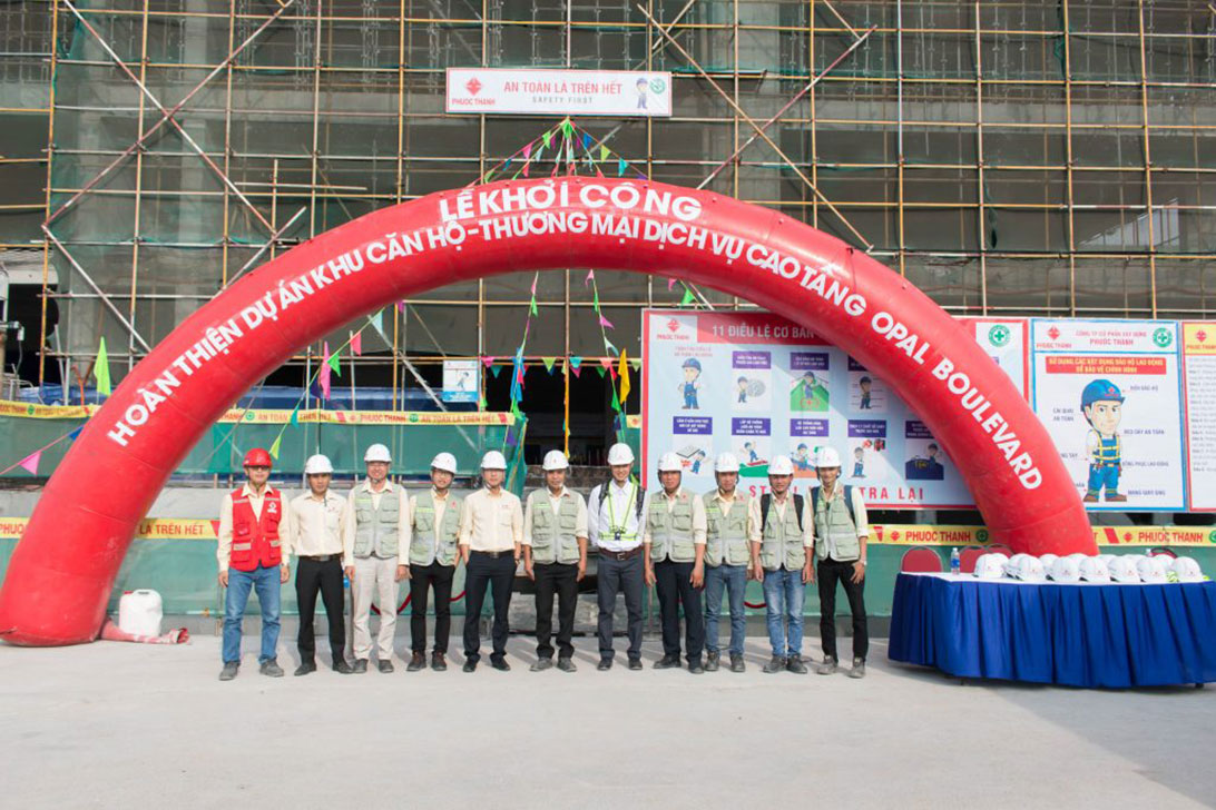 LỄ KHỞI CÔNG DỰ ÁN KHU CĂN HỘ THƯƠNG MẠI DỊCH VỤ CAO TẦNG OPAL BOULEVARD_BÌNH DƯƠNG