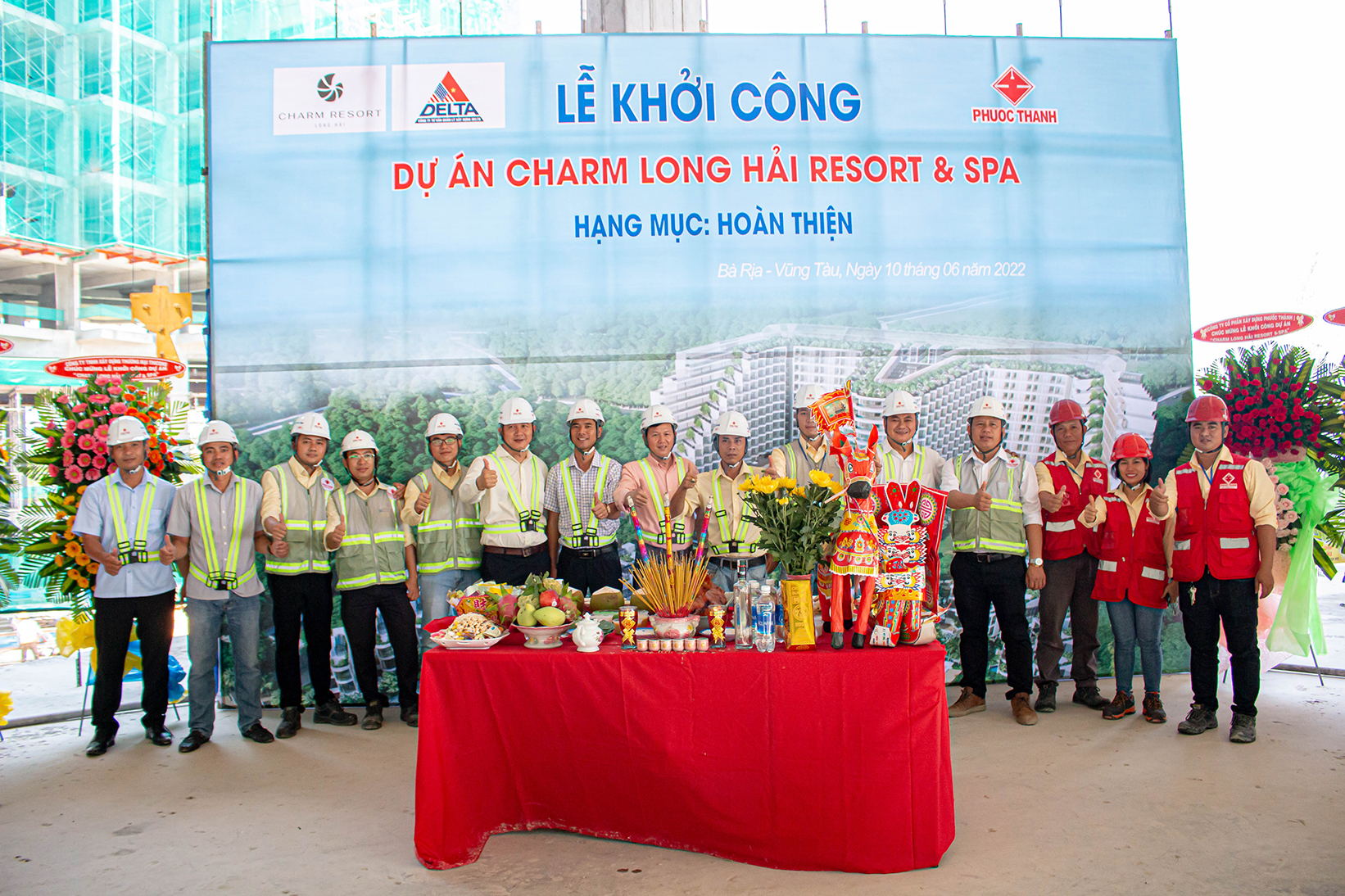 LỄ KHỞI CÔNG DỰ ÁN CHARM LONG HẢI RESORT & SPA