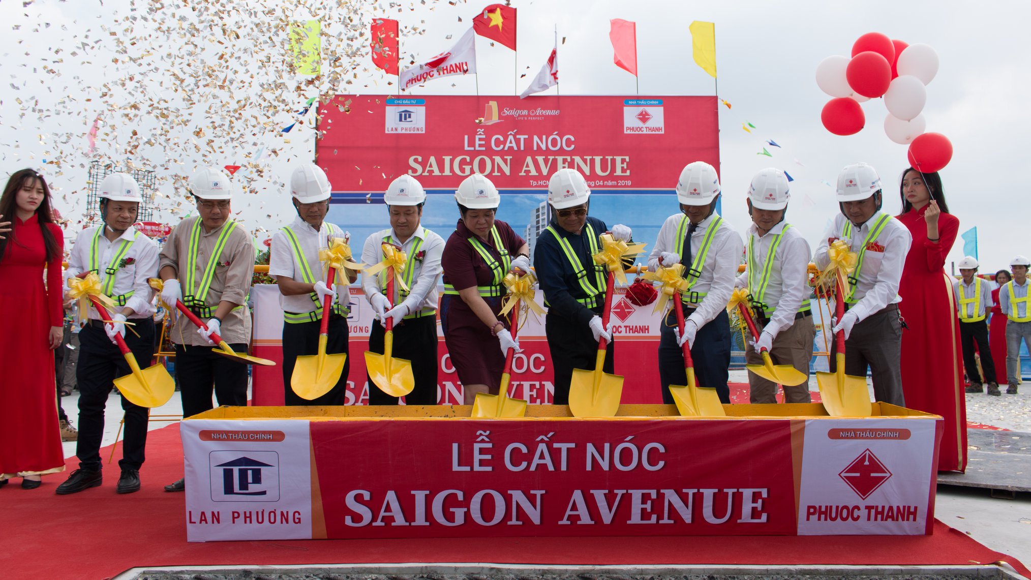 SAI GON AVENUE公寓大樓項目封頂儀式