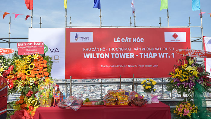 WILTON TOWER住宅–商业综合体（NOVALAND）WT1塔楼封顶仪式（2017年11月27日）