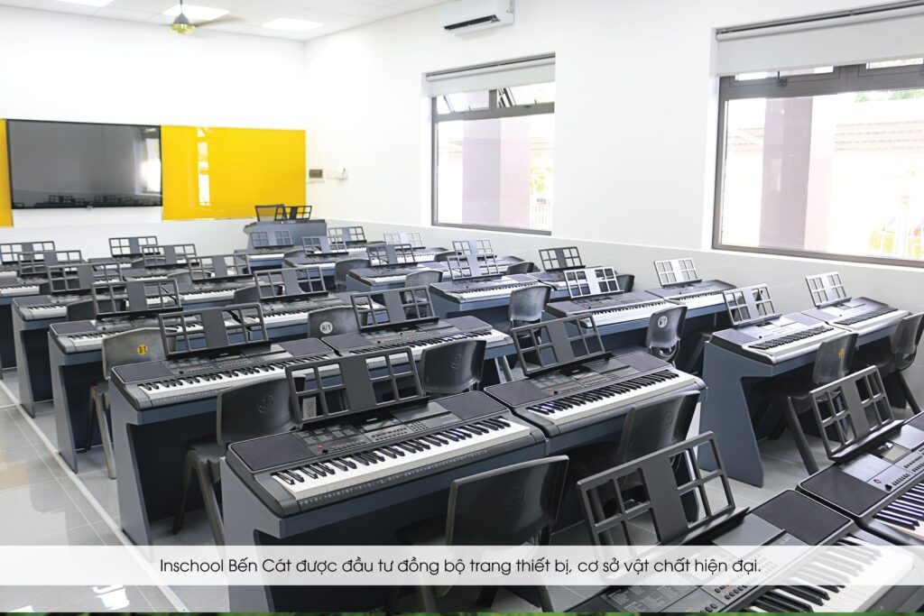 Inschool Bến Cát được đầu tư đồng bộ trang thiết bị, cơ sở vật chất hiện đại