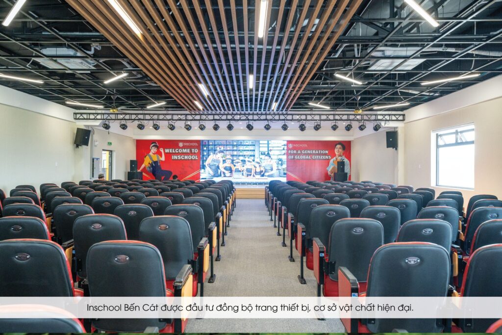 Inschool Bến Cát được đầu tư đồng bộ trang thiết bị, cơ sở vật chất hiện đại
