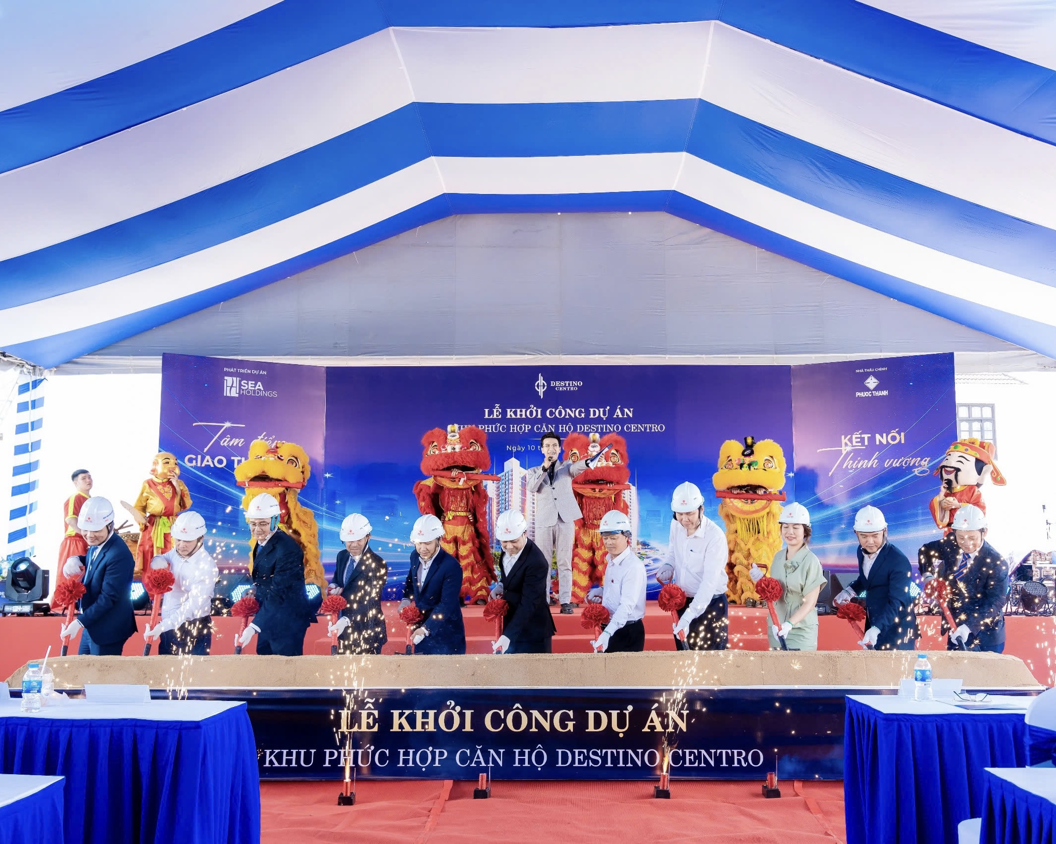 CHÍNH THỨC KHỞI CÔNG KHU PHỨC HỢP CĂN HỘ DESTINO CENTRO