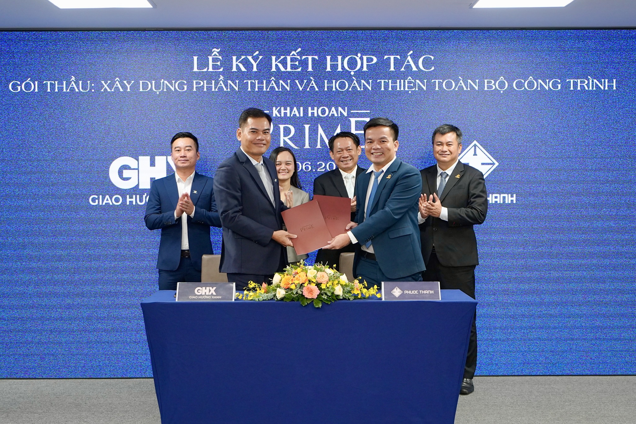 PHƯỚC THÀNH CHÍNH THỨC TRỞ THÀNH TỔNG THẦU THI CÔNG PHẦN THÂN DỰ ÁN KHẢI HOÀN PRIME