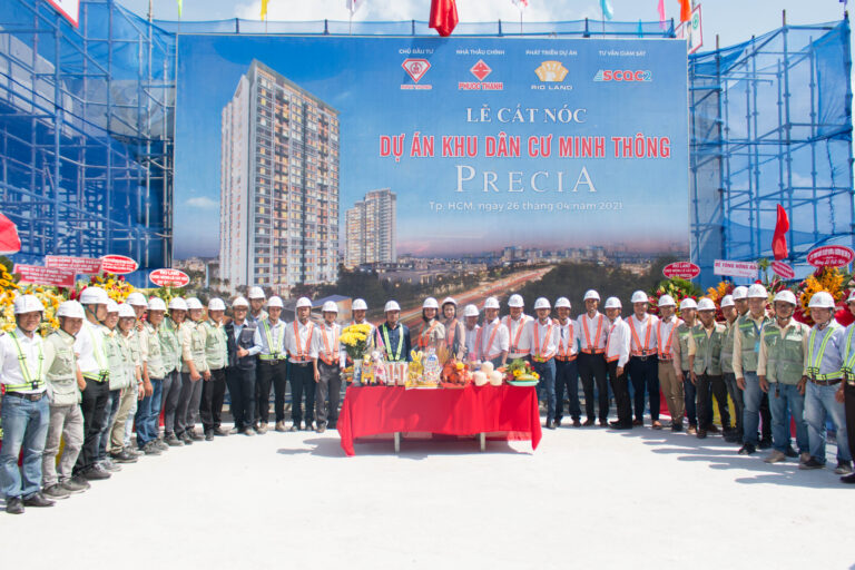 明通 PRECIA 住宅项目封顶仪式