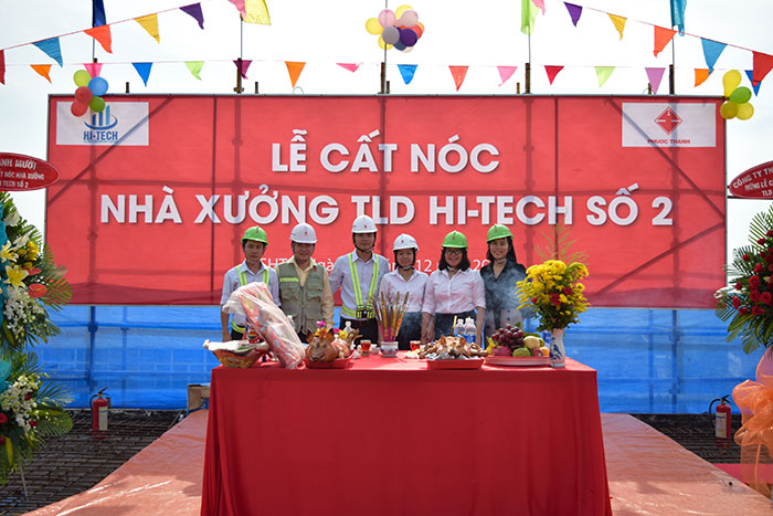 TOPPING-OUT CEREMONY OF TLD HI-TECH FACTORY NO. II (29/12/2017)