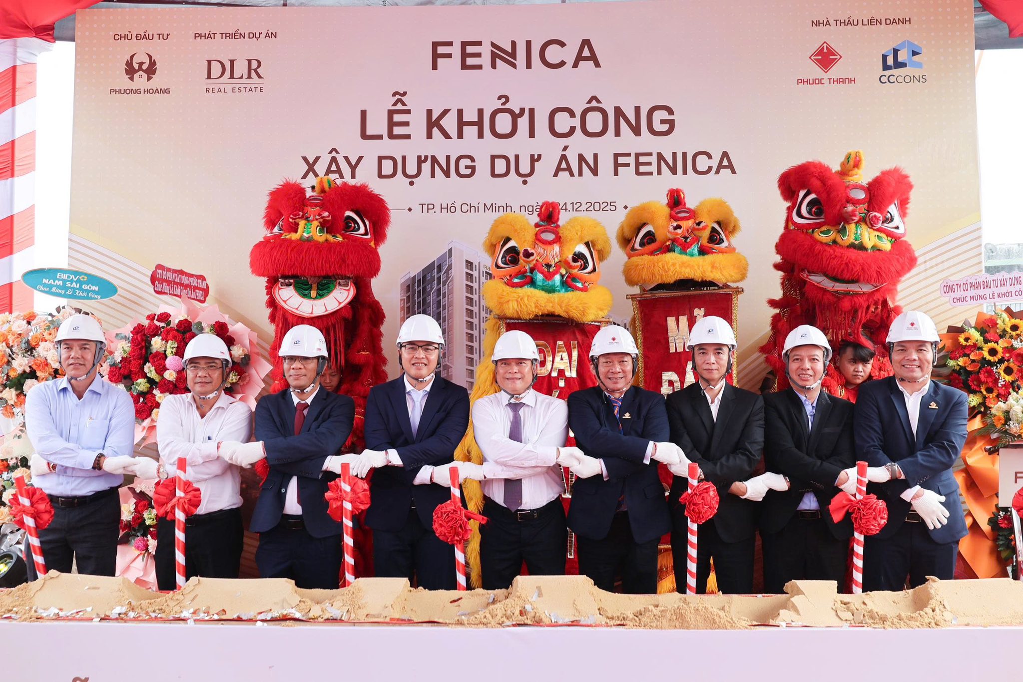 PHƯỚC THÀNH KHỞI CÔNG THI CÔNG PHẦN NGẦM DỰ ÁN CHUNG CƯ FENICA