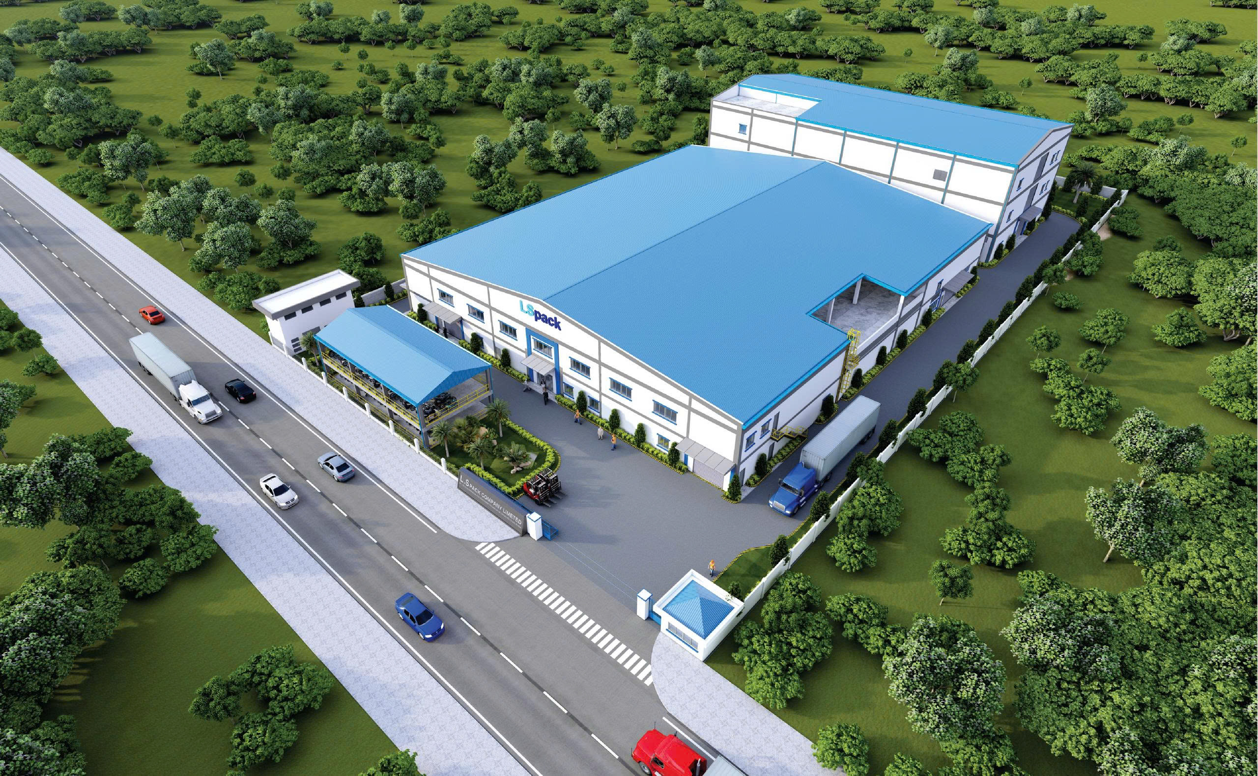 NHÀ XƯỞNG L.S PACK – GIAI ĐOẠN 2