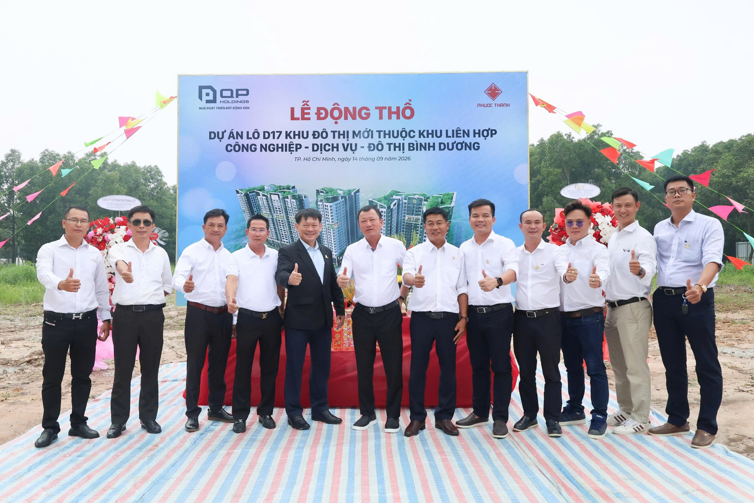 LỄ ĐỘNG THỔ DỰ ÁN LÔ D17 KHU ĐÔ THỊ MỚI BÌNH DƯƠNG