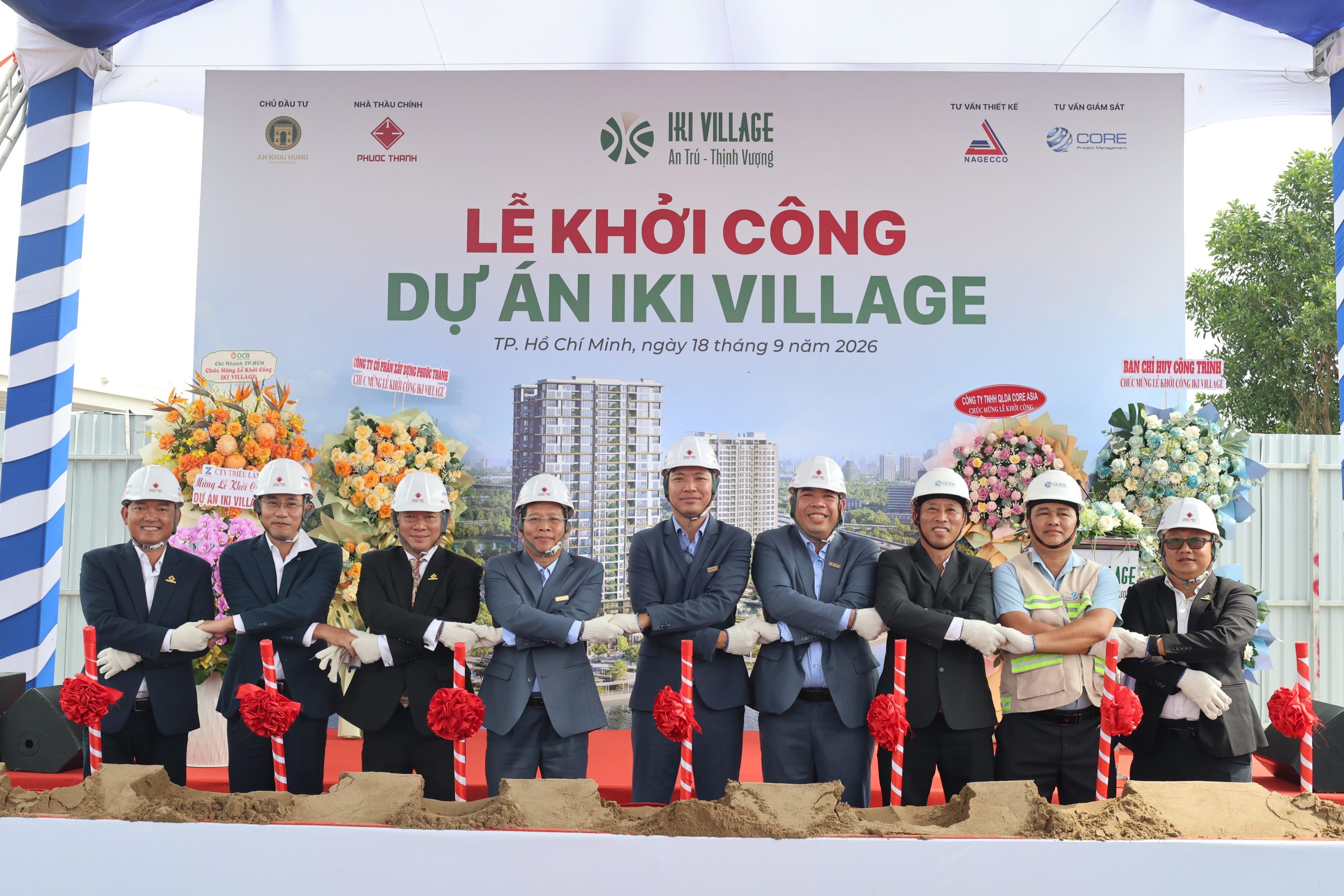 IKI VILLAGE OFFICIALLY BREAKS GROUND – PHUOC THANH JOINS HANDS IN CREATING A NEW LIVING SPACE
